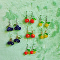 Beaded Fruit Earrings