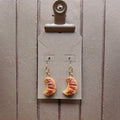Chocolate Croissant Dangle Earrings