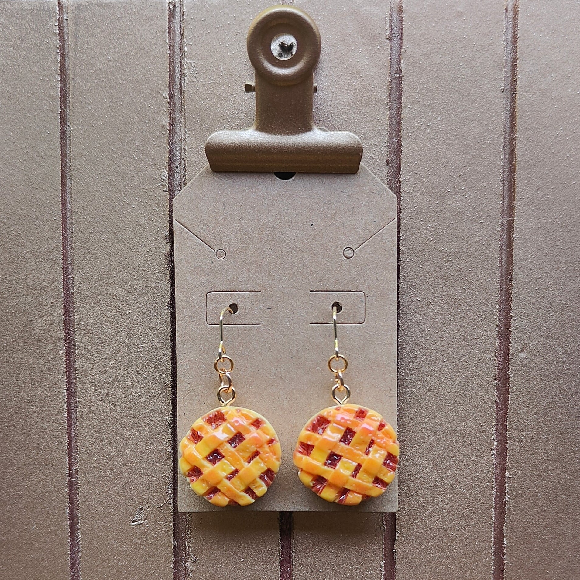 Pie Dangle Earrings