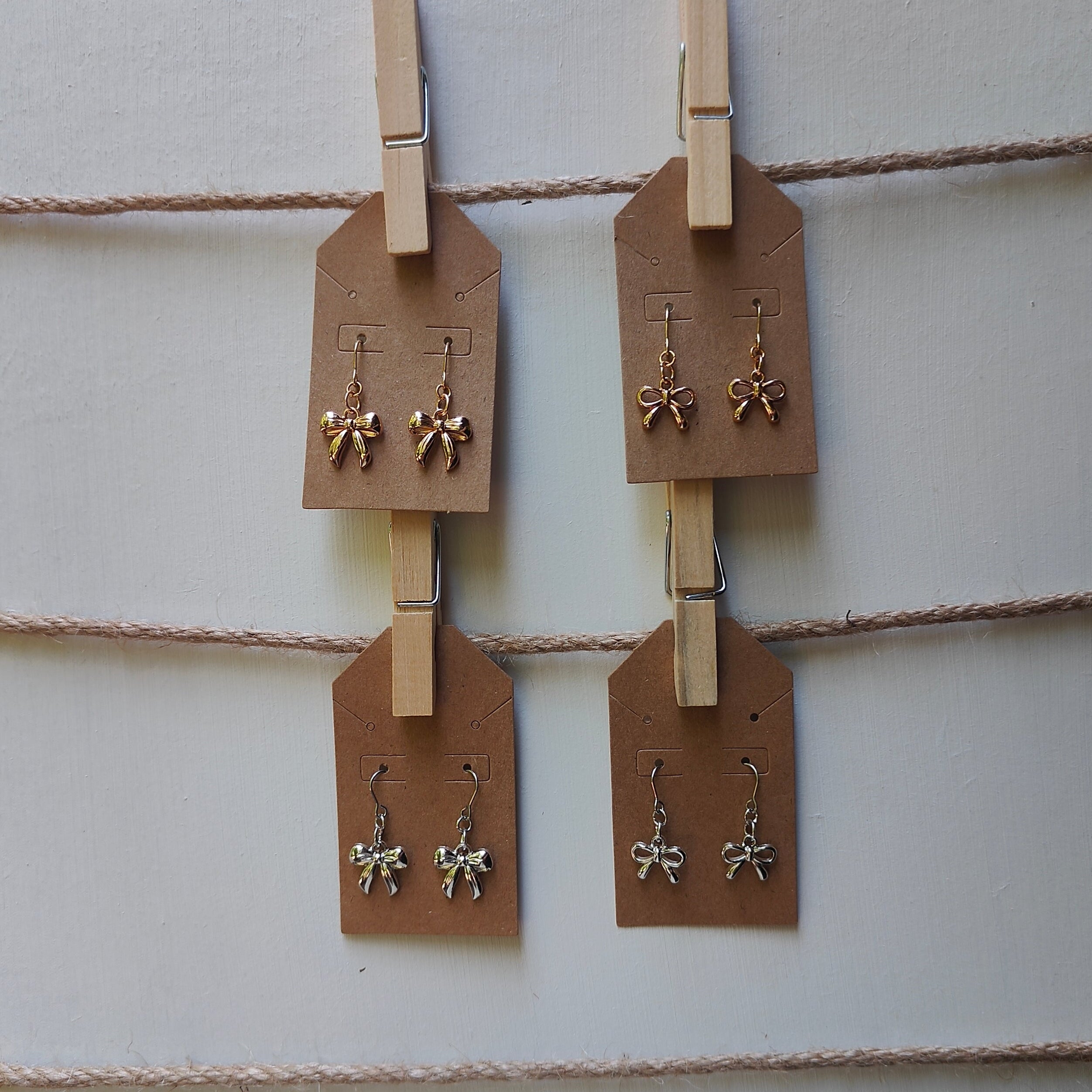 Bow Drop Earrings
