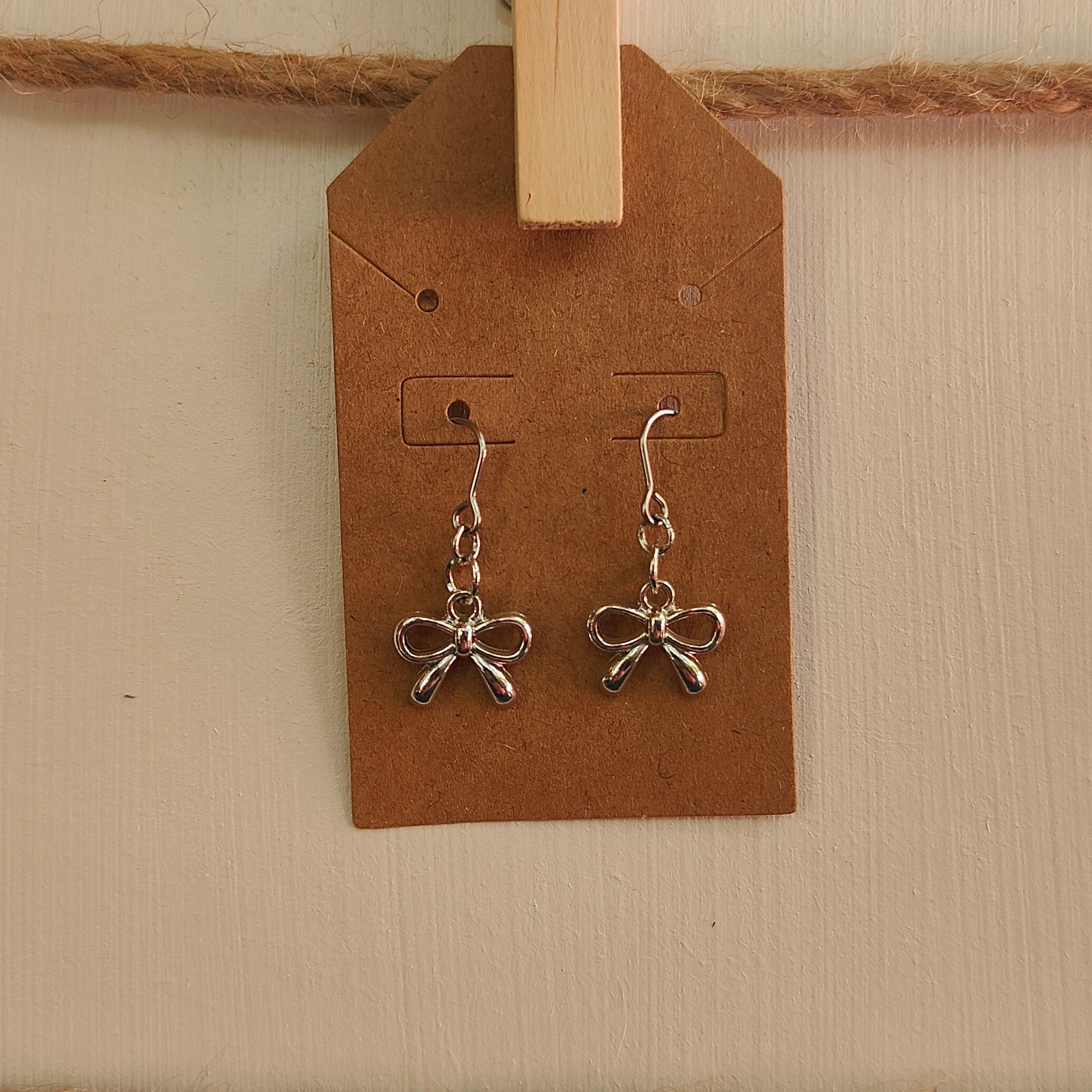 Bow Drop Earrings