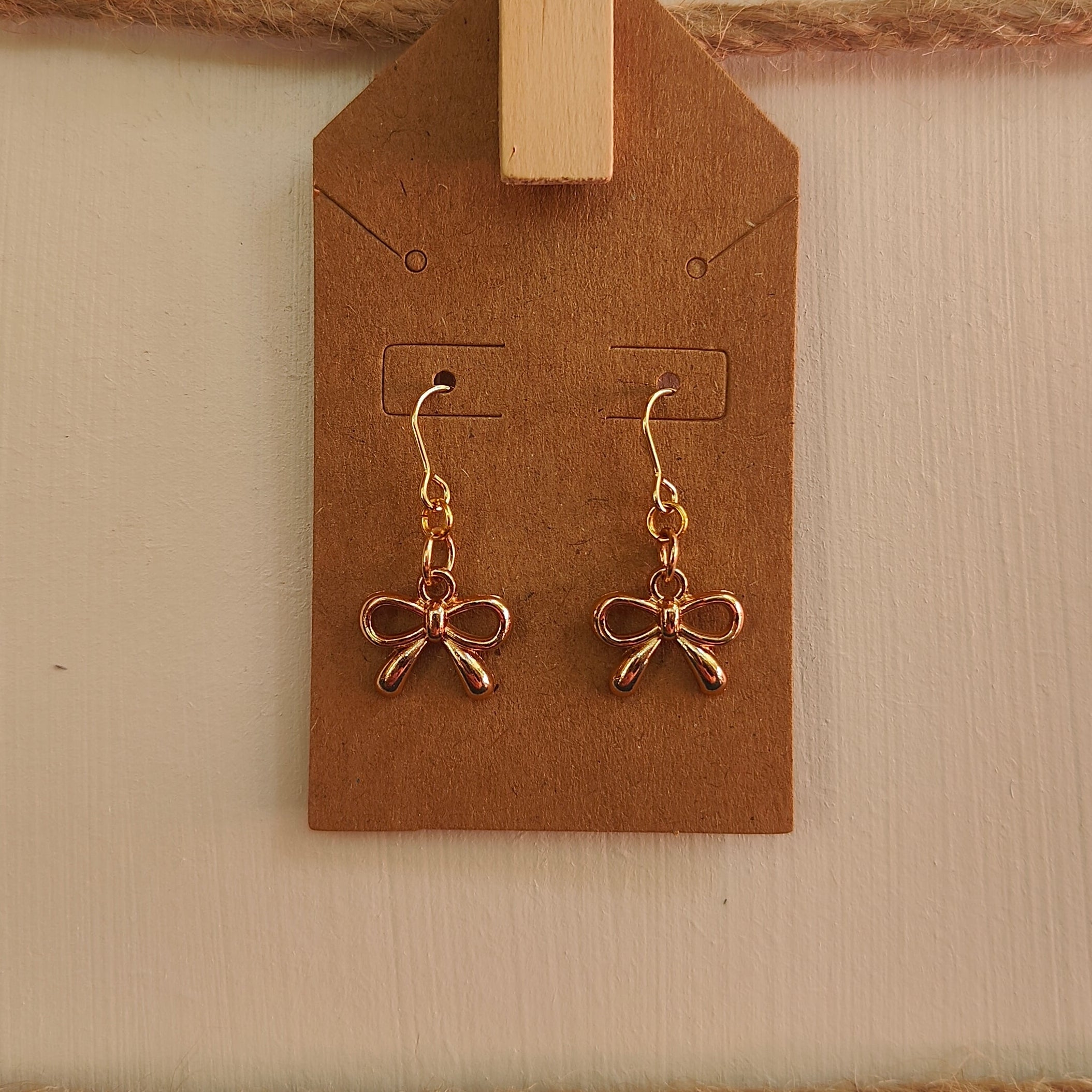 Bow Drop Earrings