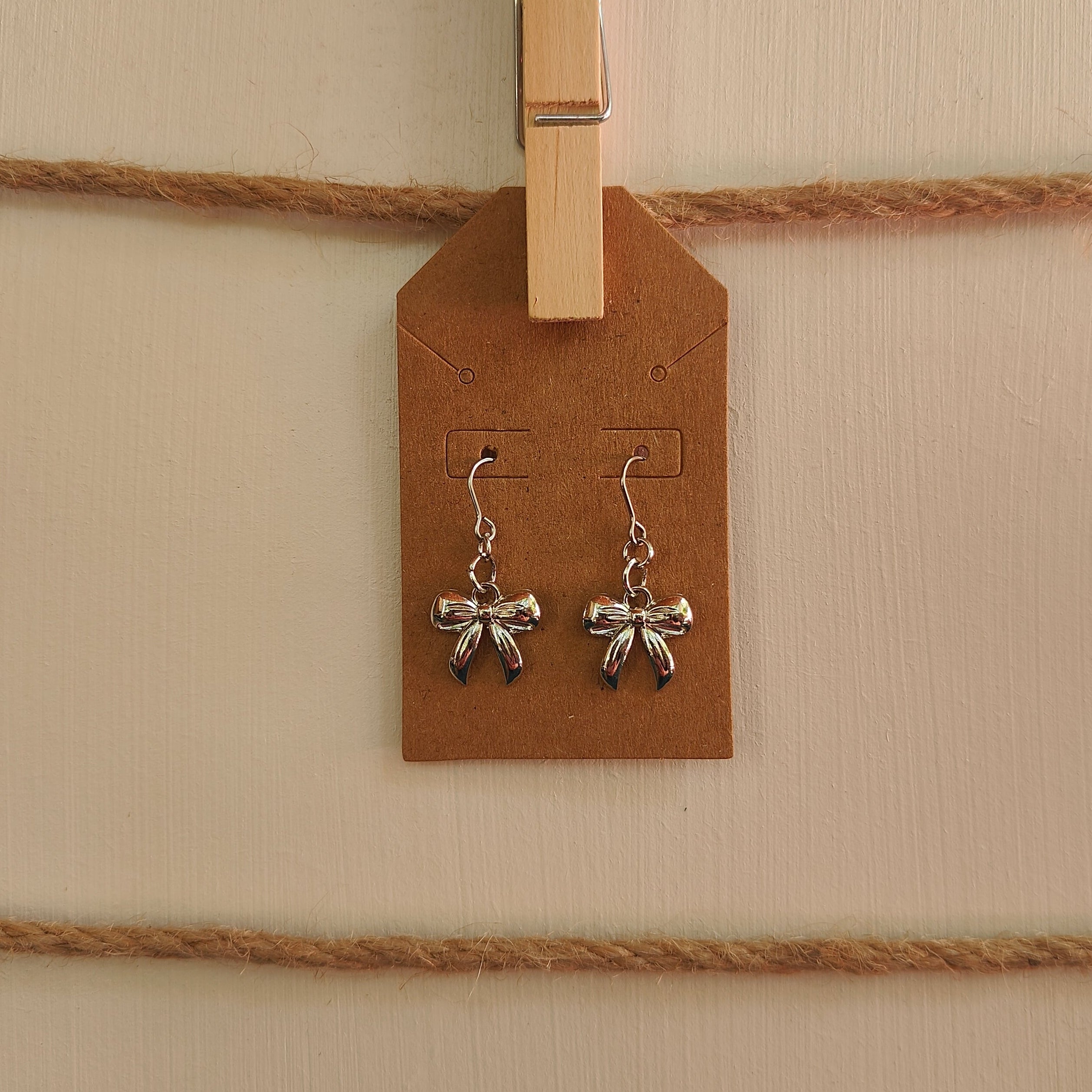 Bow Drop Earrings