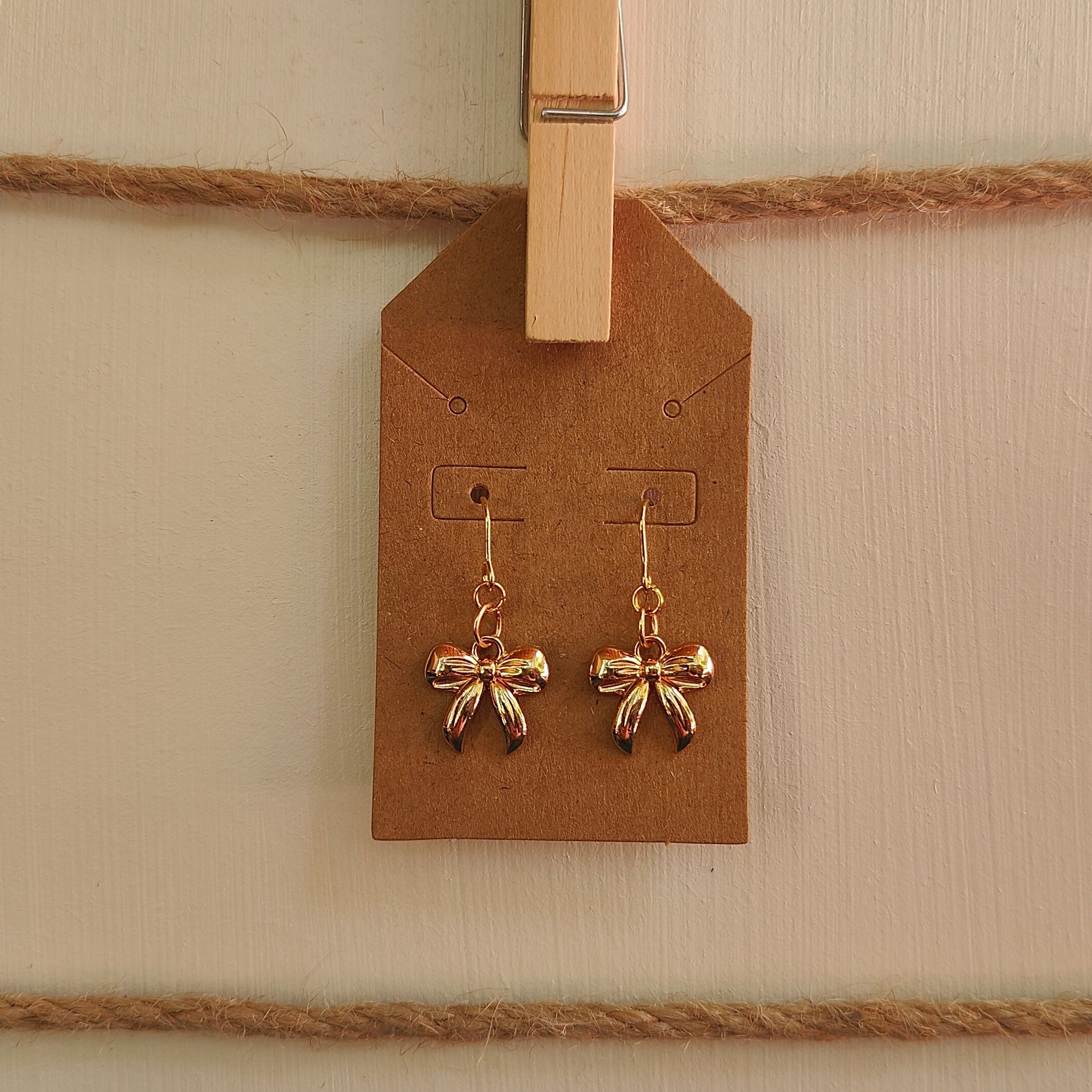Bow Drop Earrings