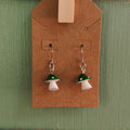 Small Mushroom Drop Earrings