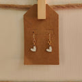Dangle Color Hearts Earrings
