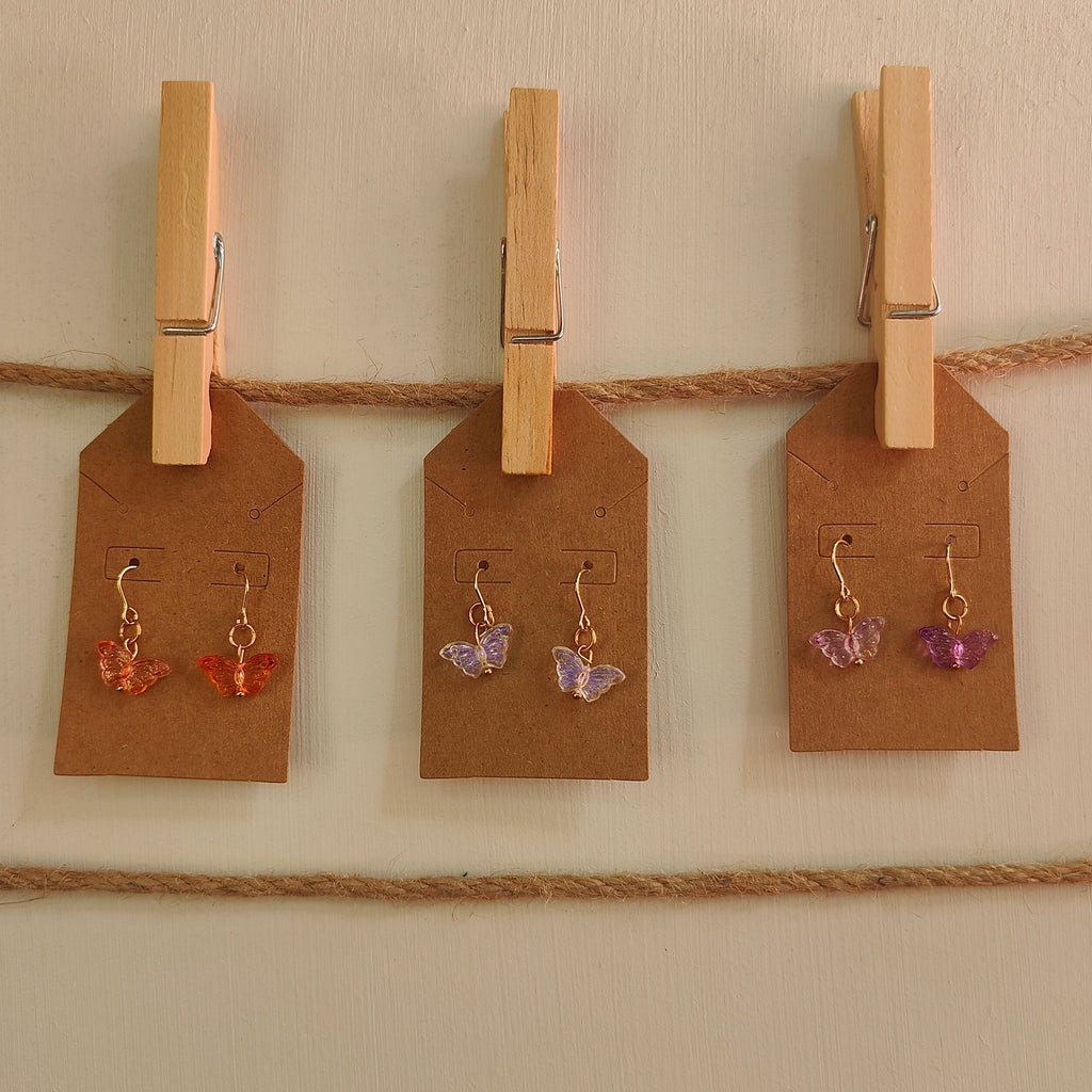 Butterfly Dangle Earrings