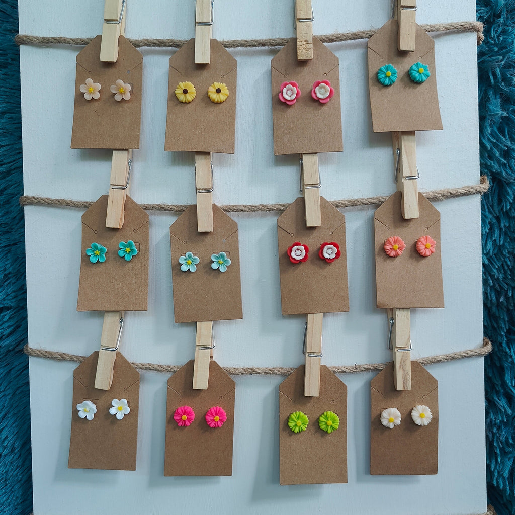 Stud Flower Earrings