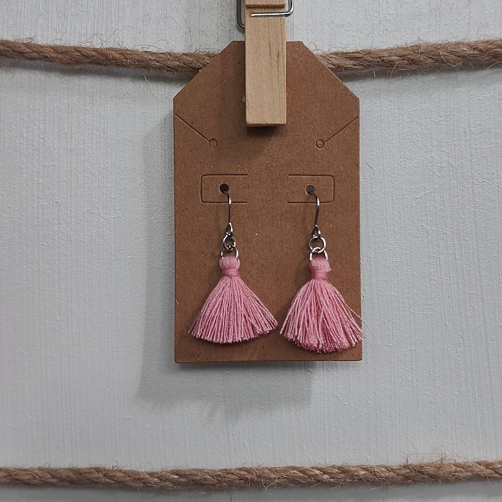 Warm Toned Tassel Earrings
