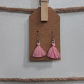 Warm Toned Tassel Earrings