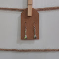 Silver Hardware Tool Dangle Earrings