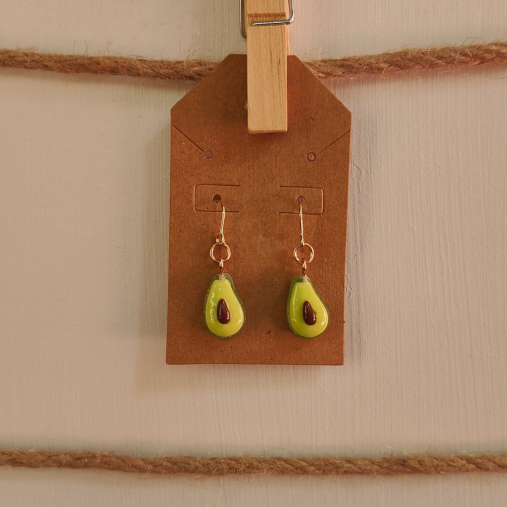 Resin Fruit Dangle Earrings