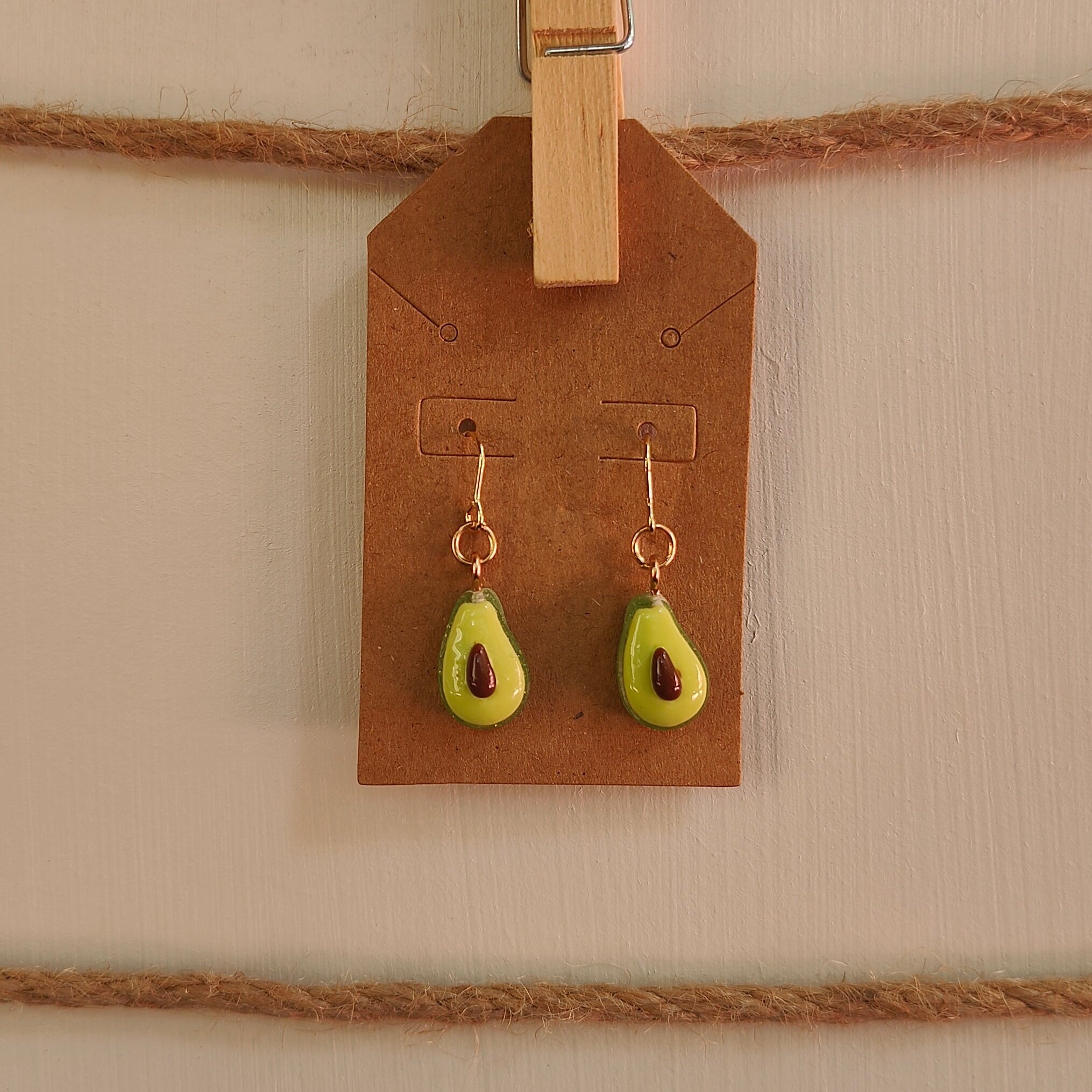 Resin Fruit Dangle Earrings
